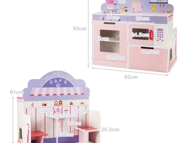 Children's Kitchen Wooden Educational Cooker Rotary Knobs Sound Effect