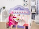 Children's Kitchen Wooden Educational Cooker Rotary Knobs Sound Effect