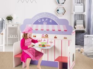 Children's Kitchen Wooden Educational Cooker Rotary Knobs Sound Effect