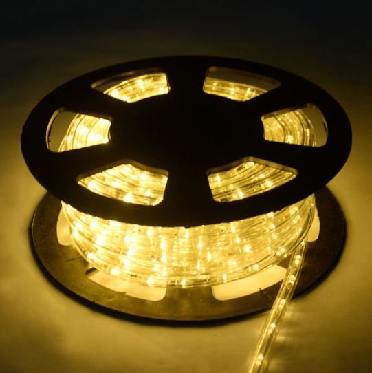 LED Light Tube 30m Lights Cord 1080 Bulbs 230V Warm White