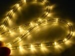 LED Light Tube 30m Lights Cord 1080 Bulbs 230V Warm White