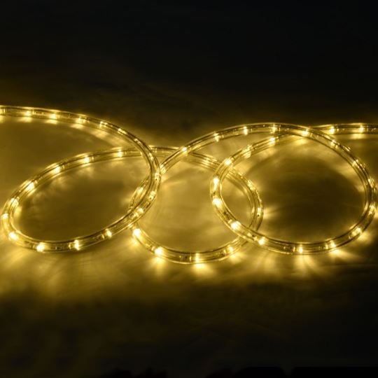 LED Light Tube 30m Lights Cord 1080 Bulbs 230V Warm White