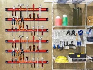 6 Magnetic Bars Steel Tool Holders 46 x 2.3 x 1.25cm