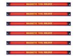 6 Magnetic Bars Steel Tool Holders 46 x 2.3 x 1.25cm
