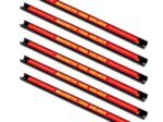 6 Magnetic Bars Steel Tool Holders 46 x 2.3 x 1.25cm