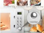 Microwave 20 L 700 W Retro Style 5 Levels 8 Menus 1H Timer