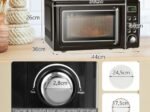 Microwave 20 L 700 W Retro Style 5 Levels 8 Menus Intelligent LED 1H Timer