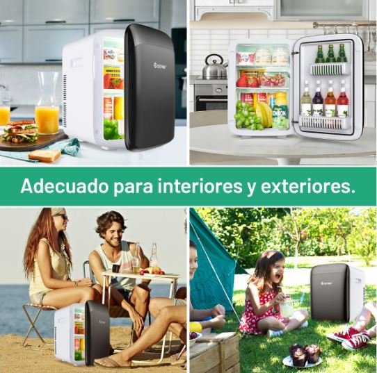 2 in 1 Mini Fridge 15L Portable Cooling and Heating Function