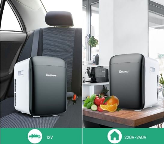 2 in 1 Mini Fridge 15L Portable Cooling and Heating Function