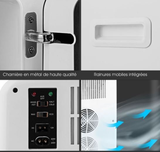 Portable 2 in 1 Mini Fridge 15L Cooling and Heating Function