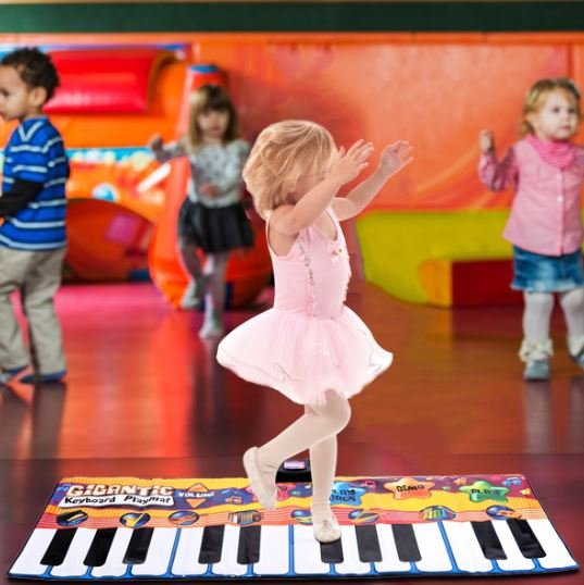 Piano Musical Mat Foldable Scalable Dance Mats 180 x 74CM