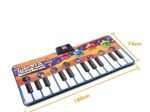 Piano Musical Mat Foldable Scalable Dance Mats 180 x 74CM
