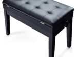 Solid Wood Piano Stool/Bench Height Adjustable Storage Box