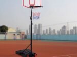 Portable Basketball Hoop Adjustable 1.785m – 2.08m Indoors Outdoors