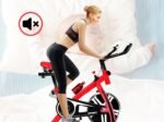 Indoor Exercise Bike with Flywheel 8 KG LCD Screen Adjustable Saddle Handlebar
