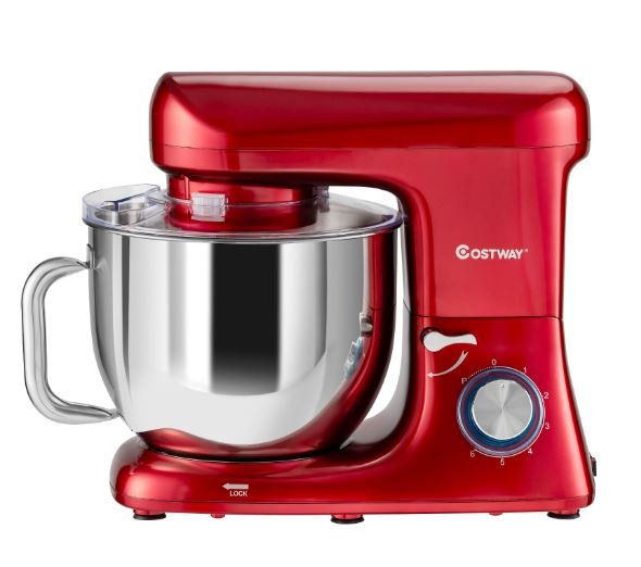 Food Processor Stand Mixer 1400W 6 Speeds 7 Liters Steel Bowl