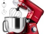 Food Processor Stand Mixer 1400W 6 Speeds 7 Liters Steel Bowl