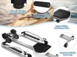 Fitness Rowing Machine Hydraulic Resistance Adjustable 50kg LCD Display