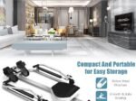 Fitness Rowing Machine Hydraulic Resistance Adjustable 50kg LCD Display