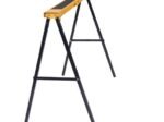 2 Foldable and Portable Metal Sawhorses Max Load 250kg 99.5x48.5x78cm