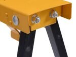 2 Foldable and Portable Metal Sawhorses Max Load 250kg 99.5x48.5x78cm