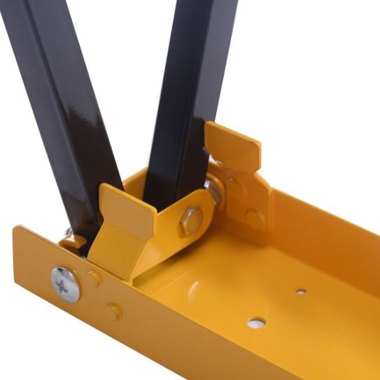 2 Foldable and Portable Metal Sawhorses Max Load 250kg 99.5x48.5x78cm