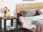 Industrial Side Table 2-Layer Bedside Table 40 x 40 x 45.5CM