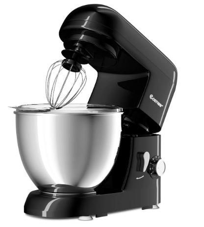 Food Processor 1300W Stand Mixer 4L Stainless Steel Bowl 6 Adjustable Speeds