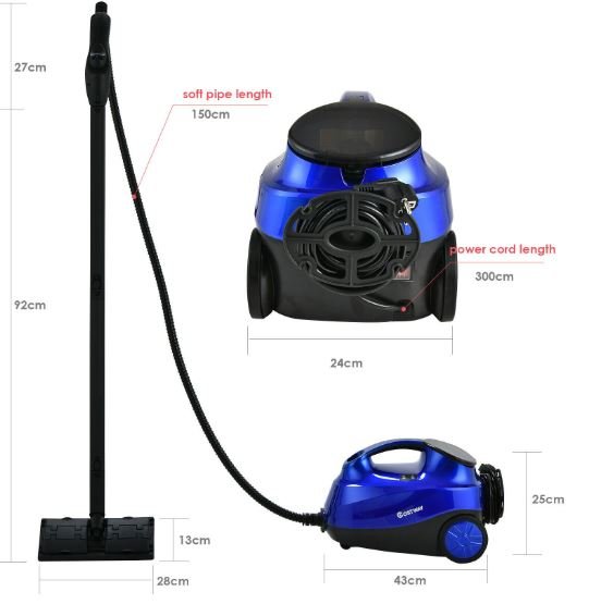 Multipurpose Steam Cleaning Mop 4.0 BAR 2000W 1.5 L Tank for Floor Carpet