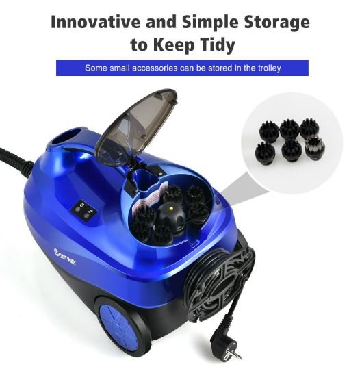 Multipurpose Steam Cleaning Mop 4.0 BAR 2000W 1.5 L Tank for Floor Carpet