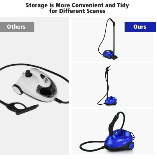 Multipurpose Steam Cleaning Mop 4.0 BAR 2000W 1.5 L Tank for Floor Carpet