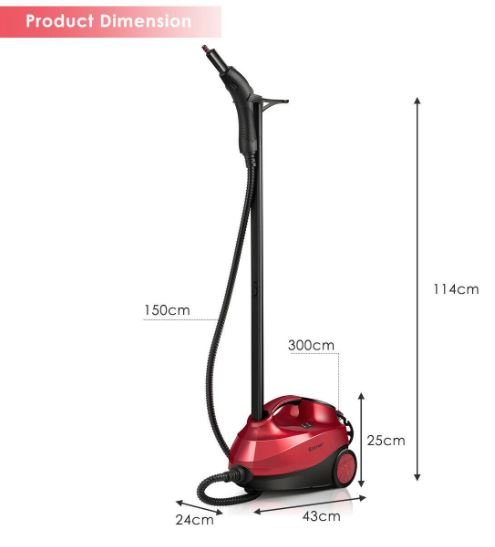 Multipurpose Steam Cleaning Mop 4.0 BAR 2000W 19 Accessories 1.5 L Tank