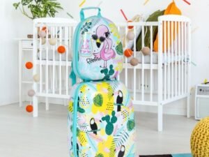 16" Children's Suitcase and 12" Backpack Set Luggage Wheels