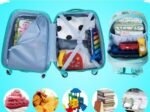 16" Children's Suitcase and 12" Backpack Set Luggage Wheels
