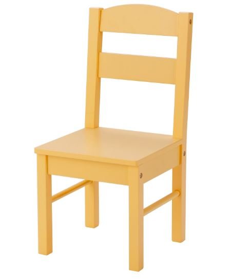 Children Wooden Table and 4 Chairs Set Multicolor