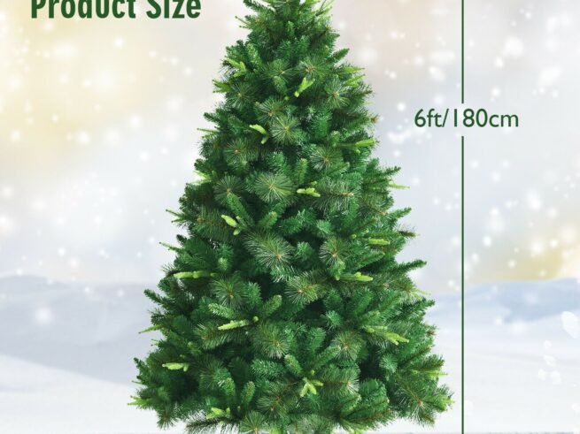 Artificial Christmas Tree 180 cm 3 Types of Foliage in PE/PVC