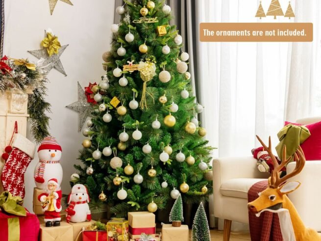 Artificial Christmas Tree 180 cm 3 Types of Foliage in PE/PVC