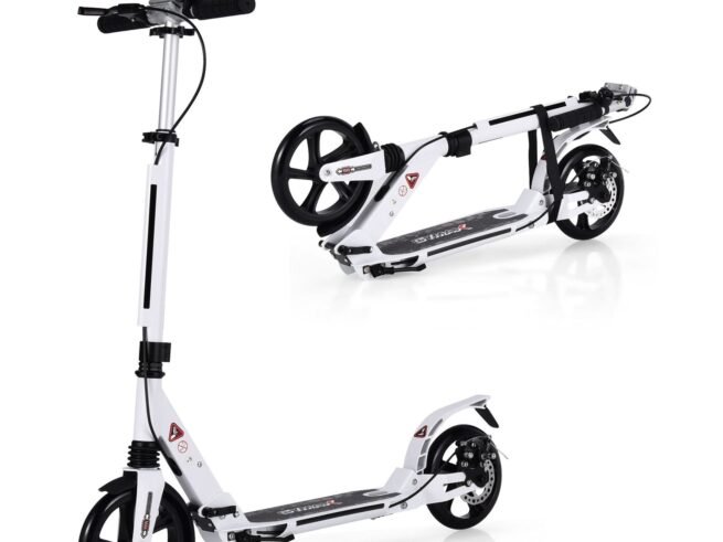2 Wheel Scooter with Foldable Brake 3 Adjustable Heights Max. Load 100KG