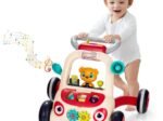 2 in 1 Push Walker for Baby Scalable Interactive Learn to Walk Educational 9+Months