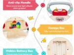 2 in 1 Push Walker for Baby Scalable Interactive Learn to Walk Educational 9+Months