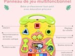 2 in 1 Baby Walker with Music Lights Adjustable Height and Removable Panel 10+ Months