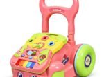 2 in 1 Baby Walker with Music Lights Adjustable Height and Removable Panel 10+ Months