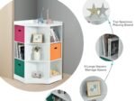 Children's Corner Storage Unit with 9 Niches 3-Tier Kids Storage Cabinet