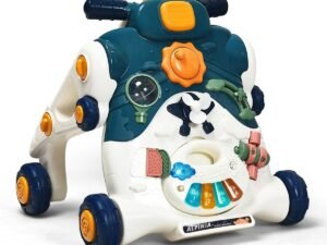 3 in 1 Push Walker for Baby with Light and Music for 6-36 Months Blue
