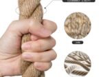 6M Hemp Rope 38MM Diameter Jute Sports Rubber Handles