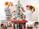 Articulated Christmas Tree 180cm Pine Needles Metal Stand