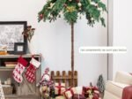 Artificial Christmas Tree 180cm LED Lights 813 Branches Palm