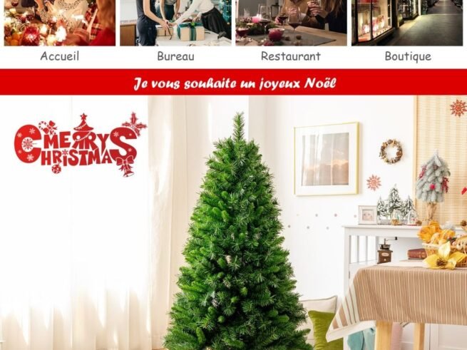 Artificial Christmas Tree Hinged 150cm 456 Branches