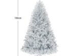 Artificial Christmas Tree 180 CM 1036 Silver Fir Branches Metal Stand
