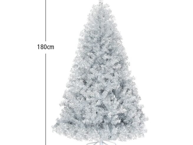 Artificial Christmas Tree 180 CM 1036 Silver Fir Branches Metal Stand